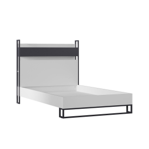 سرير مفرد 120*200 ليجند أبيض