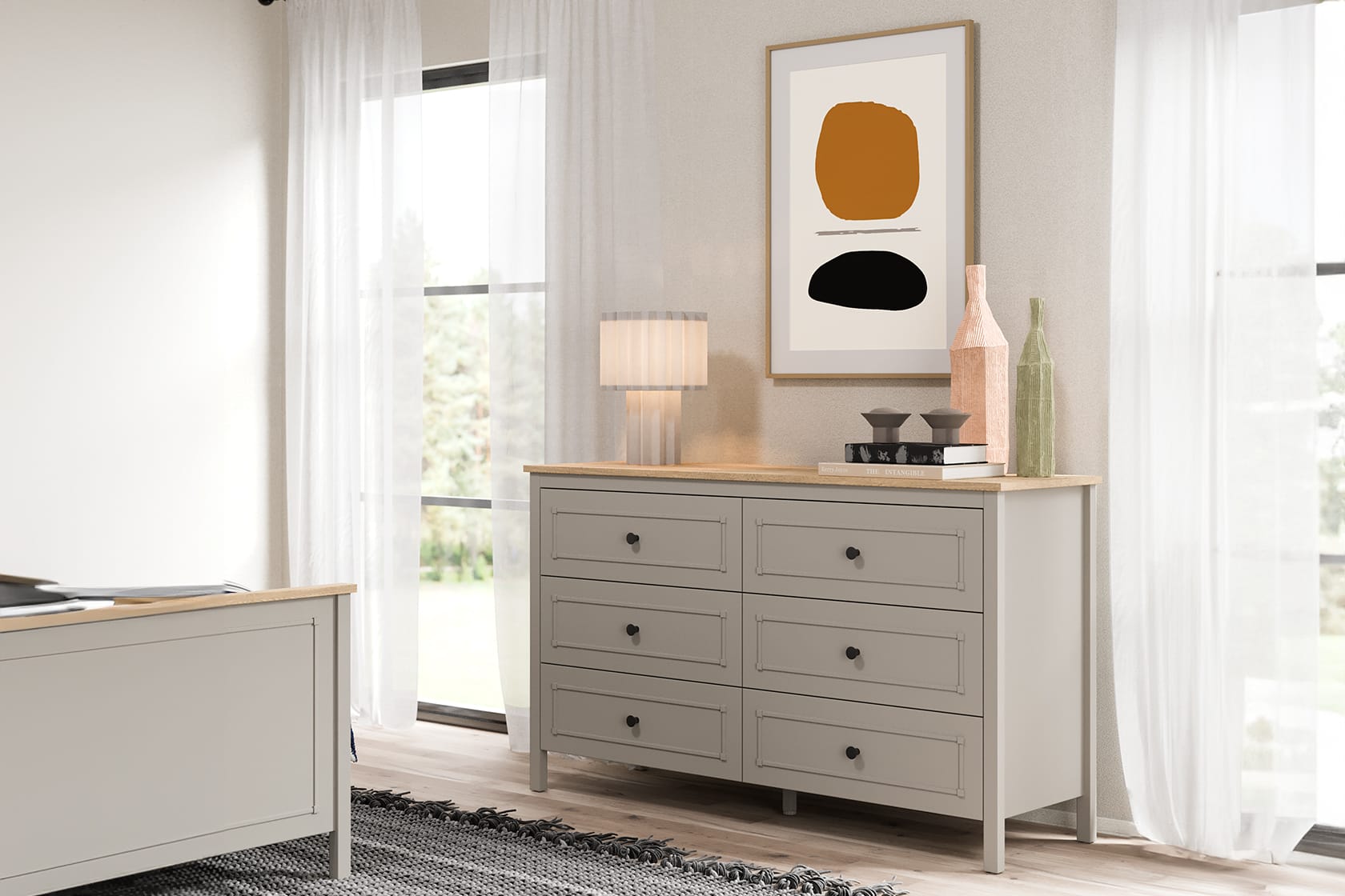 SENTO CHIFFONIER WIDE U GREY