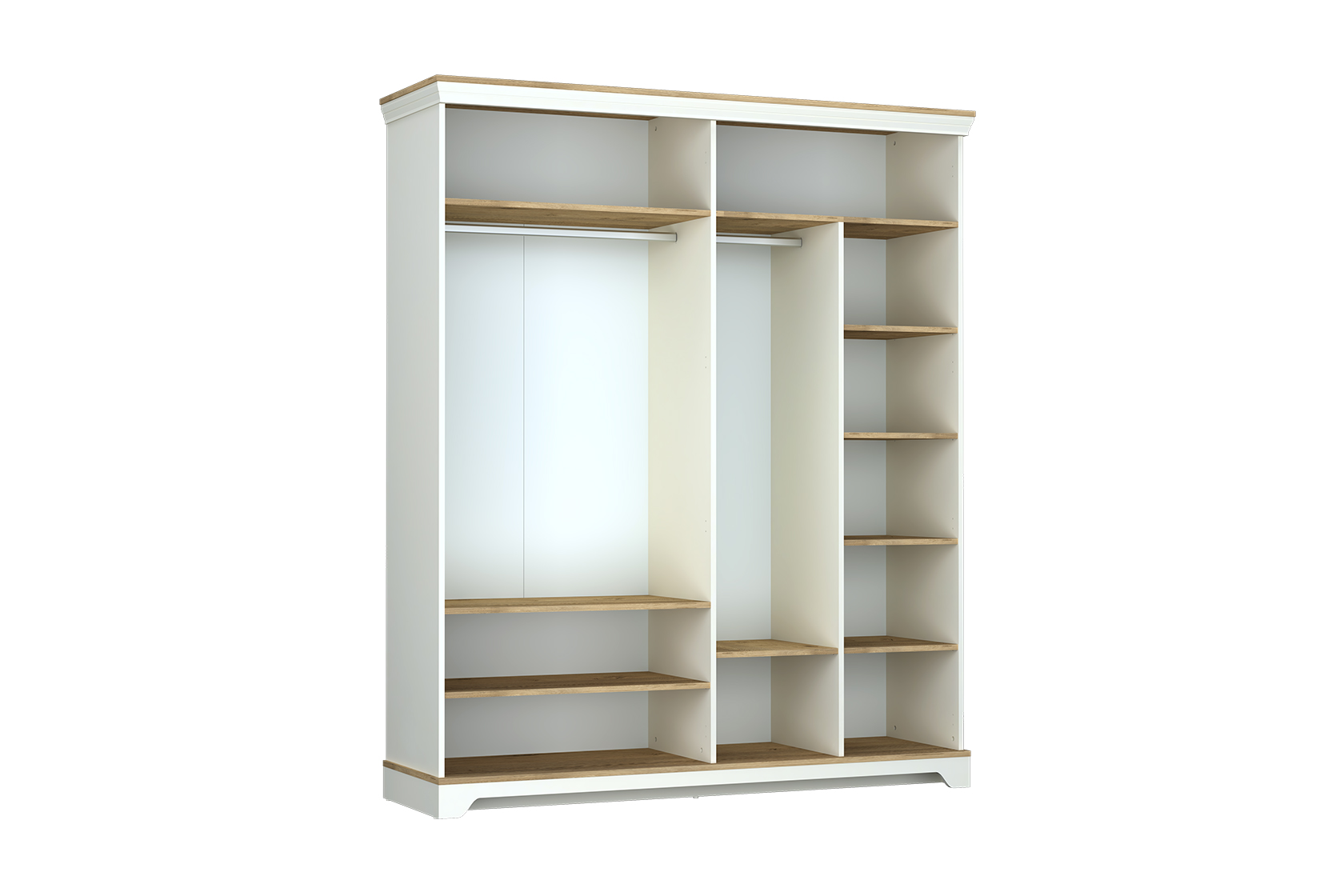 MONTE 4 DOORS WARDROBE CREAM