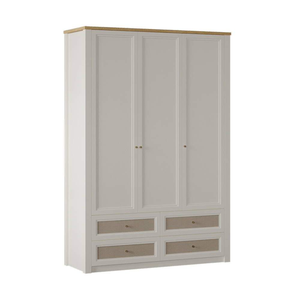 خزانة 3 دفات مع جوارير (Corso)