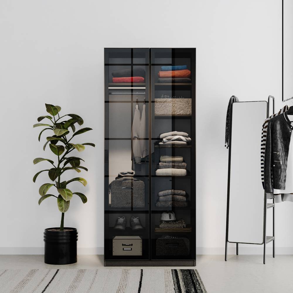 PLUS 2 DOORS WRD CABINET U DARK_OAK