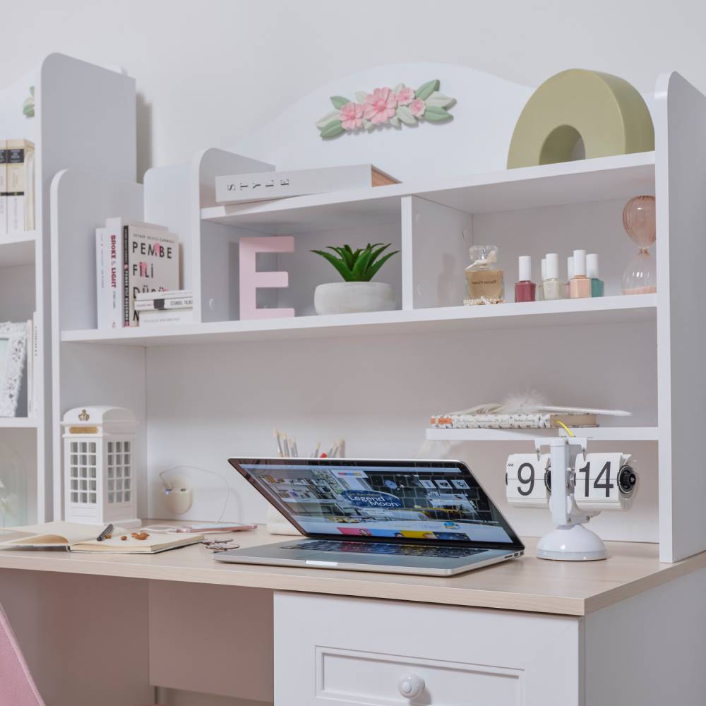 BIANCA STUDY DESK TOP UNIT ULTRA WHITE