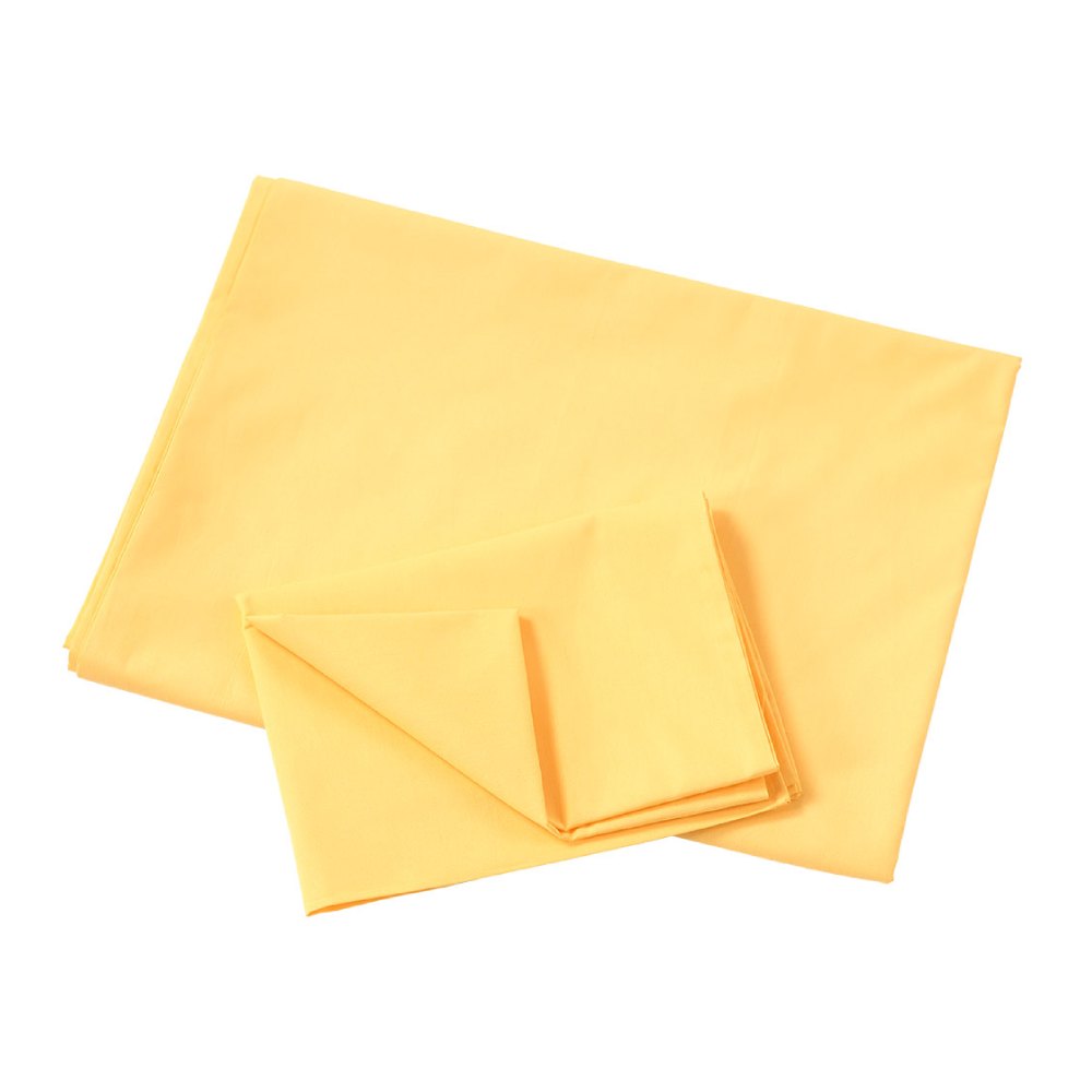 COTTON SHEET SET YELLOW 180X260