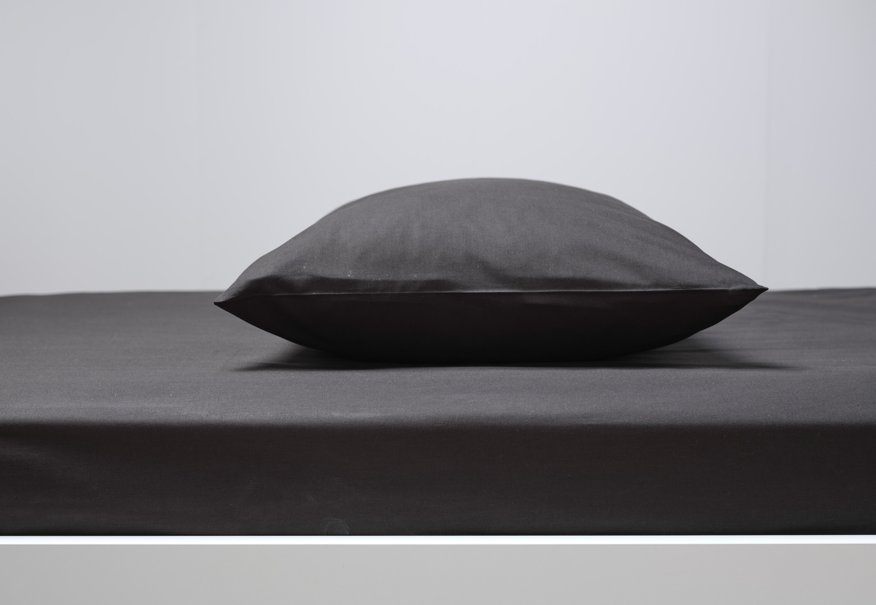 COTTON SHEET SET BLACK 180X260