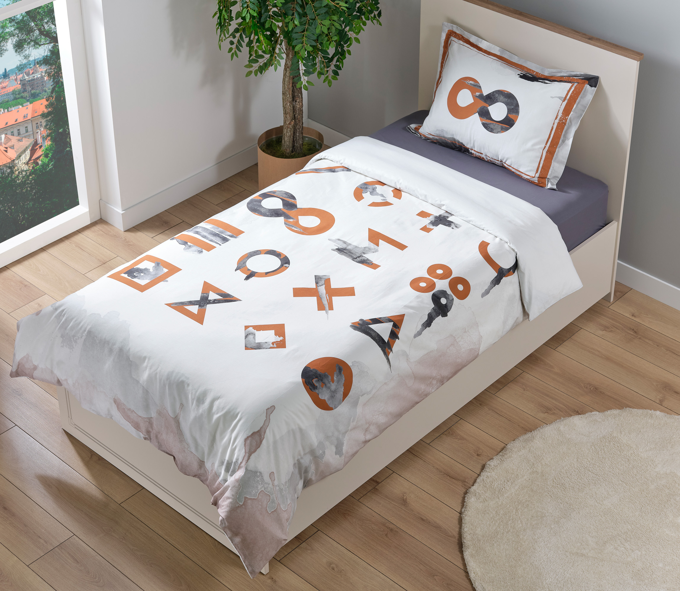 DUVET COVER SET COSMOS 160X220